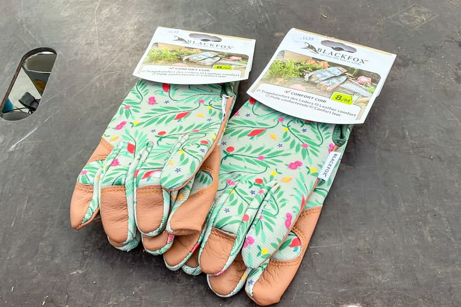 2 Paar Garten Handschuhe Blackfox, Gr. 8/M